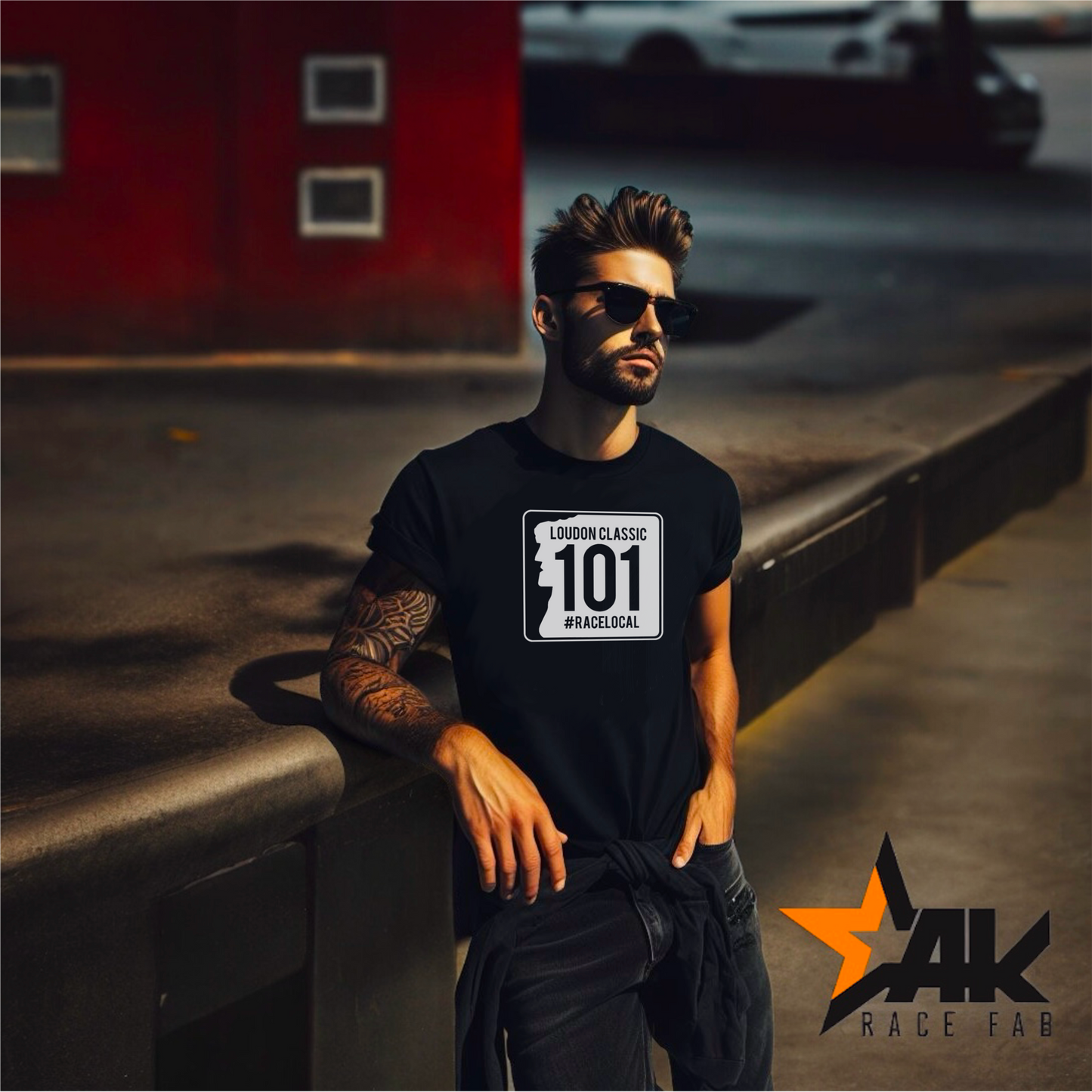 AKRACEFAB 101st Loudon Classic Men's Crew Neck T-Shirt