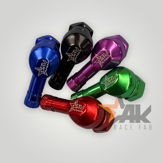 AKRF branded 85* cast aluminum valve stems, 11mm