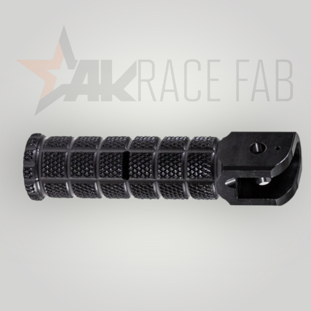 Woodcraft Folding Replacement Footpeg with Bolt in Black (06-4670)
