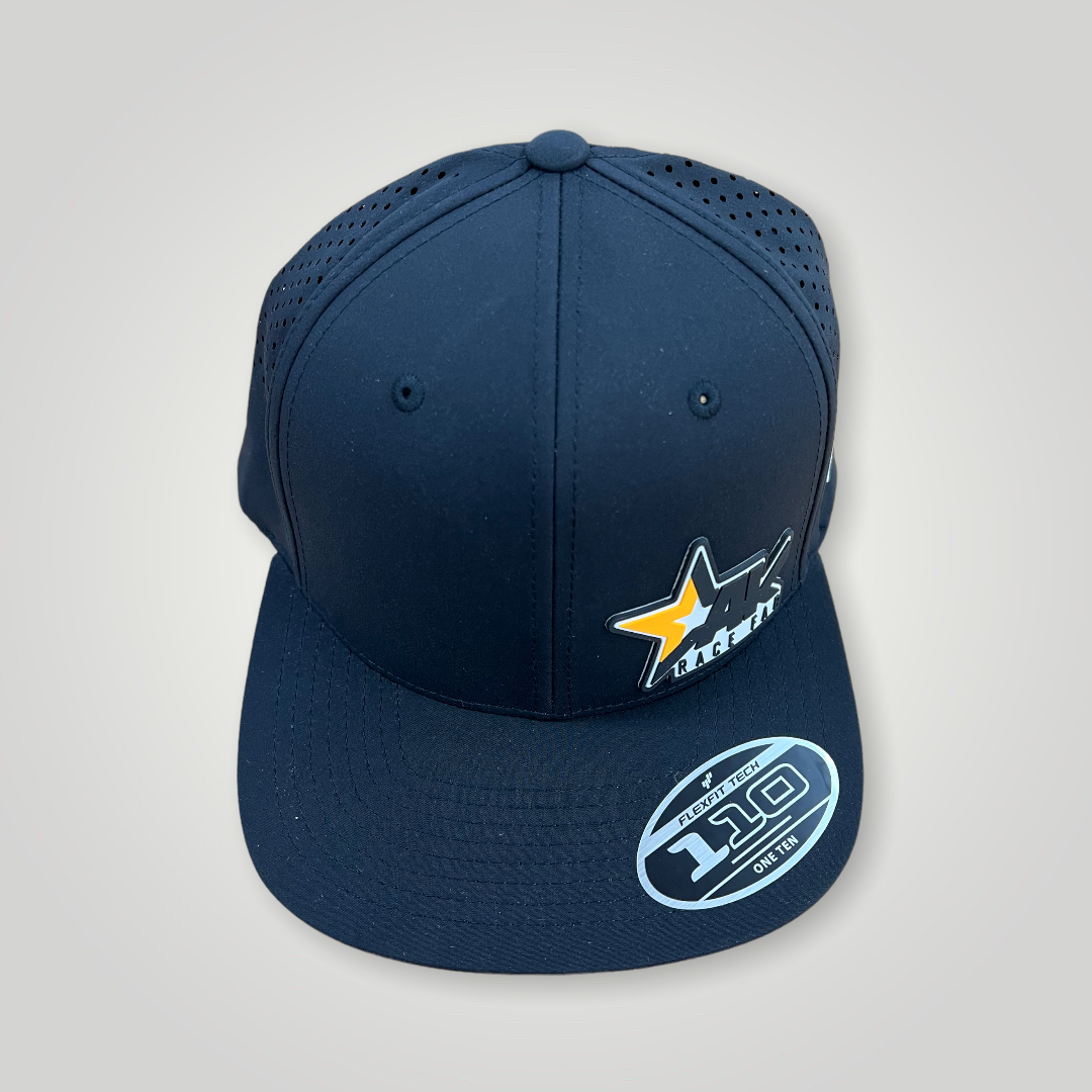 AKRF Flex Fit Performance Flat Brim Hat, Black, Camo, Grey