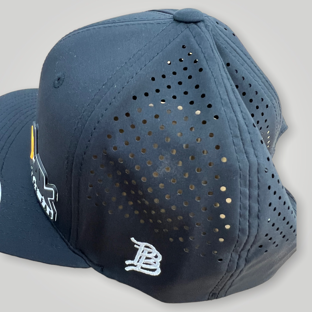 AKRF Flex Fit Performance Flat Brim Hat, Black, Camo, Grey