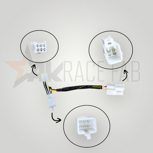 Woodcraft Kawasaki Ninja 400 Keyswitch Elimination Harness (43-0107)