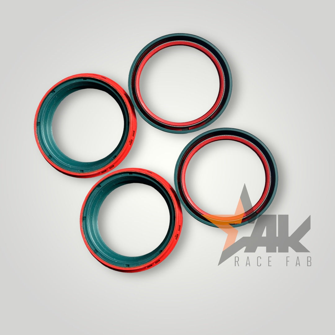 SKF 48mm White Power WP 48mm Dual Compound Oil Dust Seals KTM SX SXF EXC EXCF - Foto 2