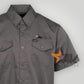 AKRF EMBROIDERED WORKFORCE SHORT SLEEVE WORK SHIRT - CHARCOAL