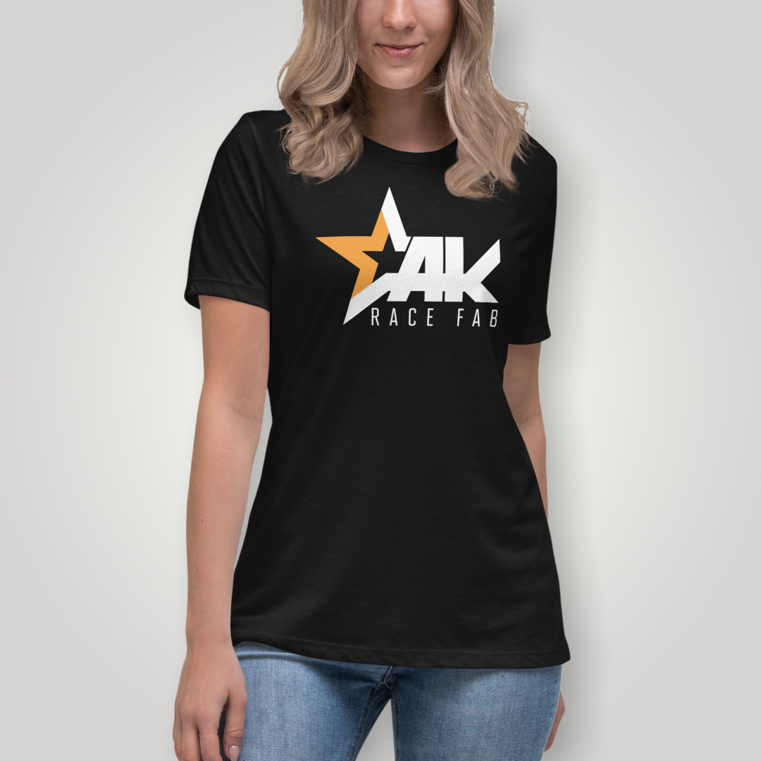 Women's Relaxed Fit Crew Neck AKRF Logo T-Shirt