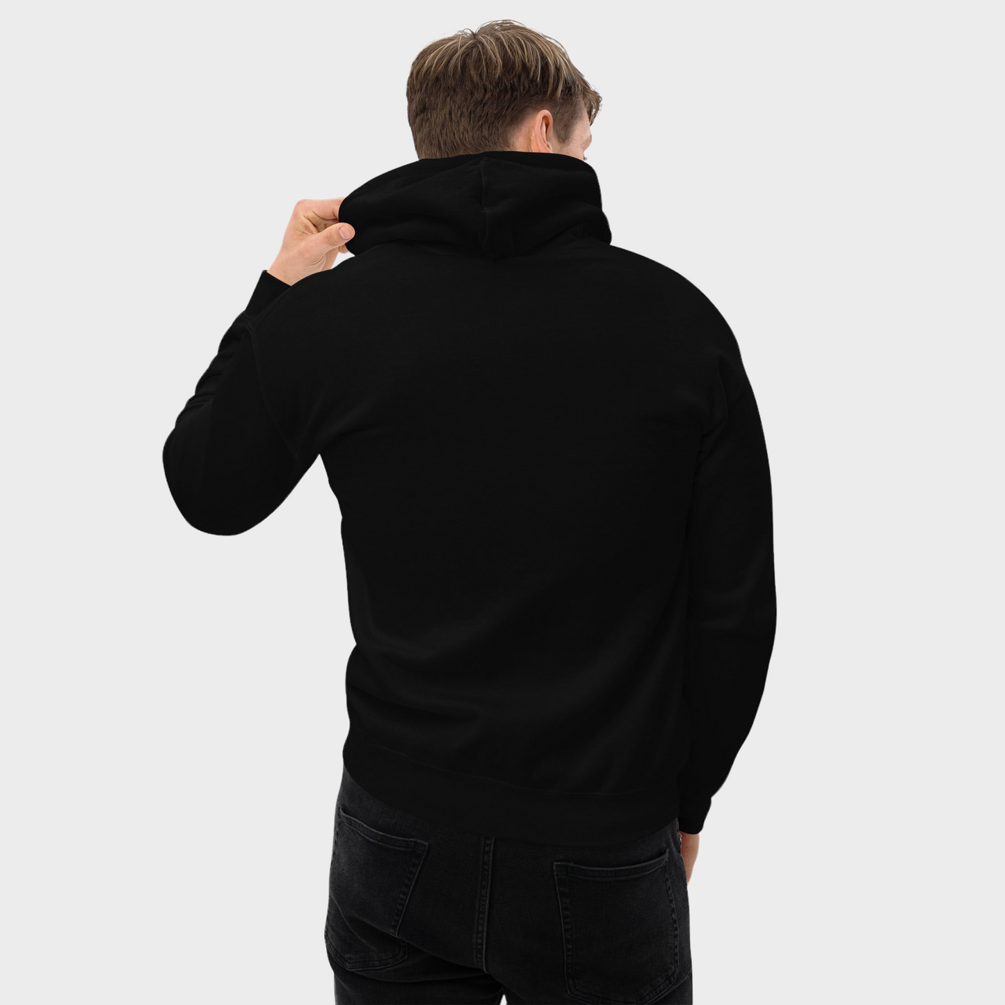 AK RACEFAB "Big Logo" Premium Pullover Hoodie in Black